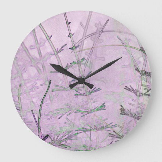 Grande Horloge Ronde Stems - Artwork numérique (Recto)
