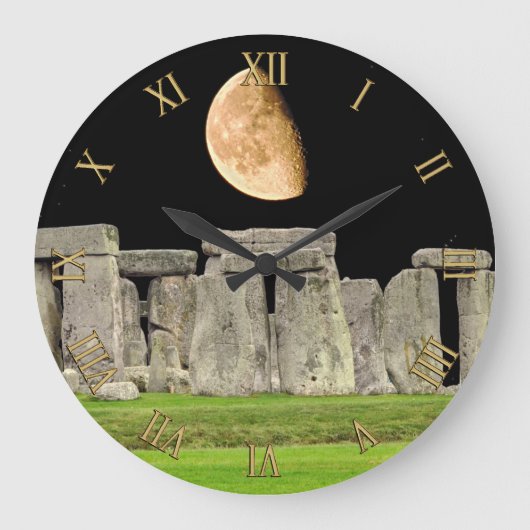 Grande Horloge Ronde Stonehenge Standing Stones at Moonrise (Recto)