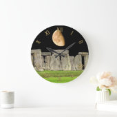 Grande Horloge Ronde Stonehenge Standing Stones at Moonrise (Maison)