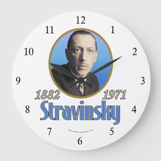 Grande Horloge Ronde Stravinsky (Recto)