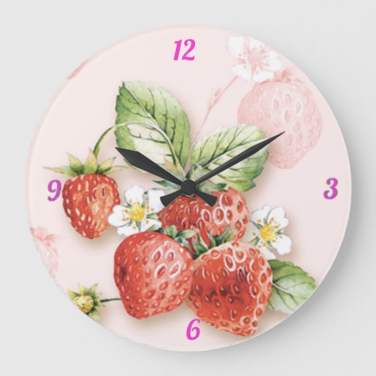 Grande Horloge Ronde Strawberry (Recto)