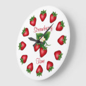 Grande Horloge Ronde Strawberry Time (Angle)