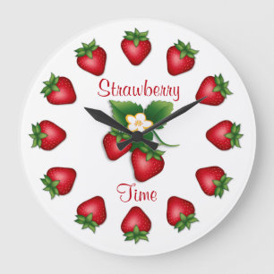 Grande Horloge Ronde Strawberry Time