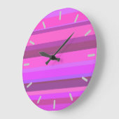Grande Horloge Ronde Stripes (Angle)