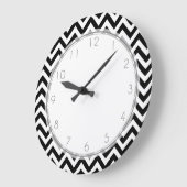 Grande Horloge Ronde Stripes Pattern (Angle)