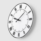 Grande Horloge Ronde studio 432 hz roman wall clock (Angle)