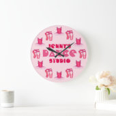 Grande Horloge Ronde Studio de danse Enseignant Ballerina Ballet Tutu P (Maison)