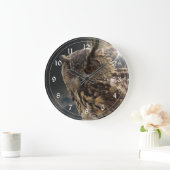 Grande Horloge Ronde Stunning Owl (Maison)