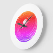 Grande Horloge Ronde Style de gravité (Angle)