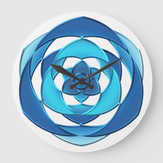 Grande Horloge Ronde style métallique (Recto)