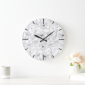 Grande Horloge Ronde stylisgarflowers (Maison)