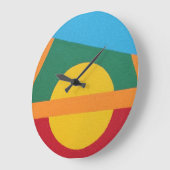 Grande Horloge Ronde Stylized Setting Sun Large Clock (Angle)