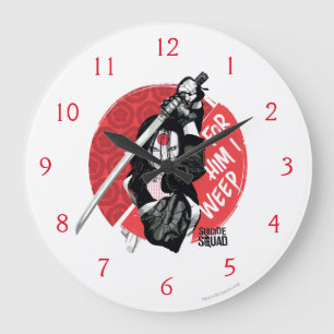 Grande Horloge Ronde Suicide Squad   Katana "For Him I Weep"