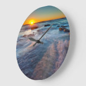 Grande Horloge Ronde Sun rays illuminate the Pacific Ocean (Angle)