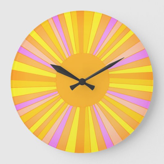 Grande Horloge Ronde Sunburst Wall (Recto)