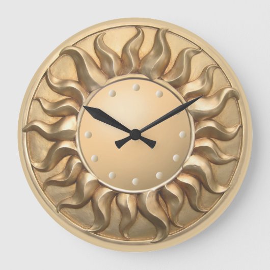 Grande Horloge Ronde Sunburst Wall (Recto)