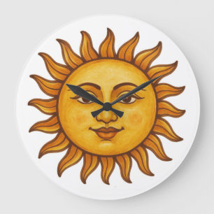 Grande Horloge Ronde Sunface