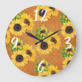 Grande Horloge Ronde Sunflower (Recto)
