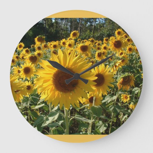 Grande Horloge Ronde Sunflower clock. (Recto)