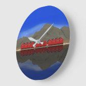 Grande Horloge Ronde Sunndalsøra Norvège (Angle)