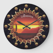 Grande Horloge Ronde Sunrays Sunset 1124 (Recto)