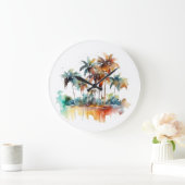 Grande Horloge Ronde Sunset Grove (Maison)