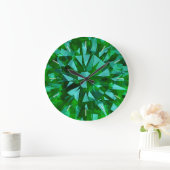 Grande Horloge Ronde Superbe Gem Green (Maison)