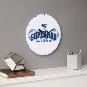 Grande Horloge Ronde Superman dans le monde