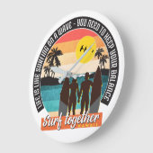 Grande Horloge Ronde Surf together (Angle)