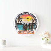 Grande Horloge Ronde Surf together (Maison)