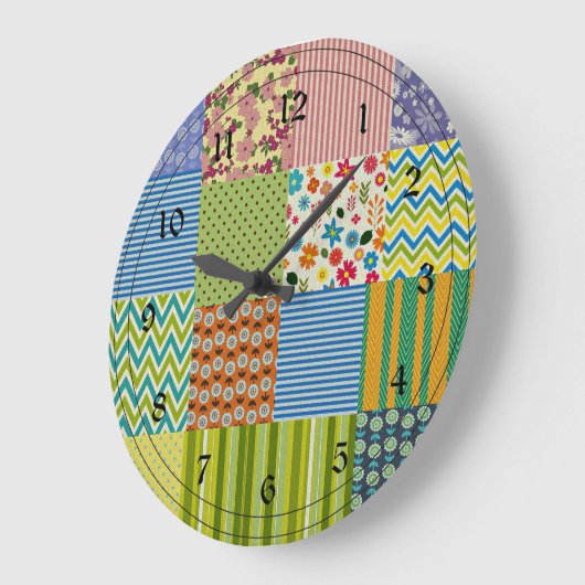 Grande Horloge Ronde Surface composée (Angle)