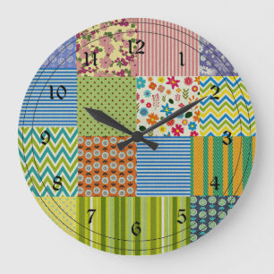 Grande Horloge Ronde Surface composée