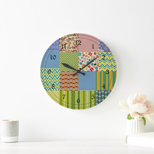 Grande Horloge Ronde Surface composée (Maison)