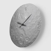 Grande Horloge Ronde Surface lunaire dans l'espace extra-atmosphérique (Angle)