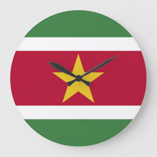 Grande Horloge Ronde Suriname Flag