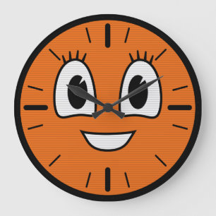 Grande Horloge Ronde Sus Clock - with Scanlines