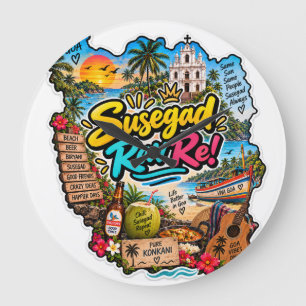 Grande Horloge Ronde Susegad Rav Re ! — Âme Konkani pure, l'âme goaise