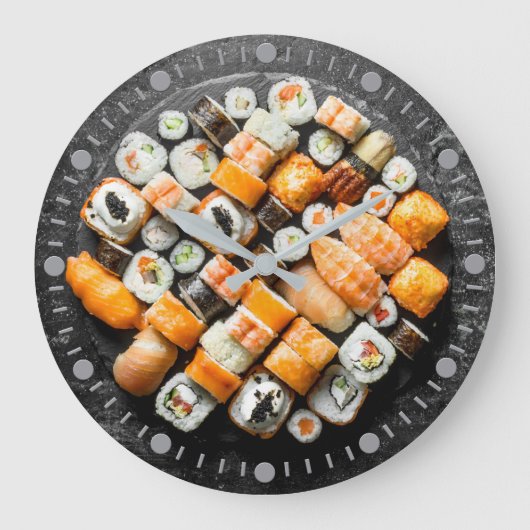 Grande Horloge Ronde Sushi platter (Recto)