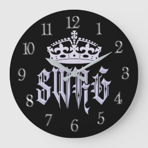 GRANDE HORLOGE RONDE SWAG