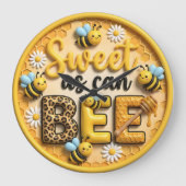 Grande Horloge Ronde Sweet As Can Bee Honeycomb (Recto)