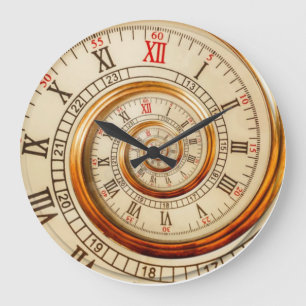 Grande Horloge Ronde Swirl