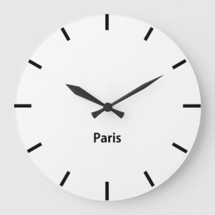 Grande Horloge Ronde Sydney Ville Heure Zone Salle de presse Mur Grande