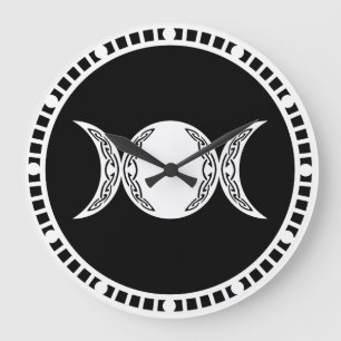 Grande Horloge Ronde Symbole de déesse de tripes
