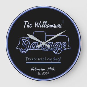 Grande Horloge Ronde Symbole de l'Horloge du Garage du Camion de Fête d