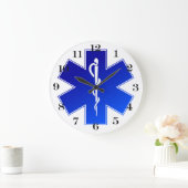 Grande Horloge Ronde Symbole de Medical EMS (Maison)