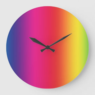 Grande Horloge Ronde Symbole de mouvement social LGBT