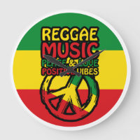 Symbole Reggae et Paix avec citations positives
