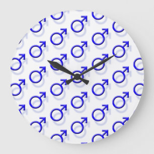 Grande Horloge Ronde Symbole sexuel masculin