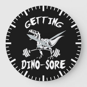 Grande Horloge Ronde T-Rex, Obtenir Dino Rore, Drôle, Drôle, Dessin, En