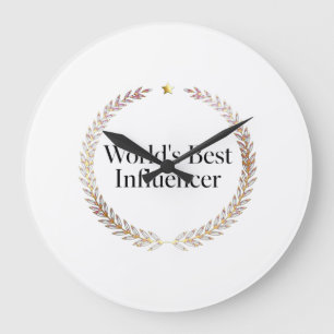 Grande Horloge Ronde T-shirt drôle de l'influenceur le plus talentueux
